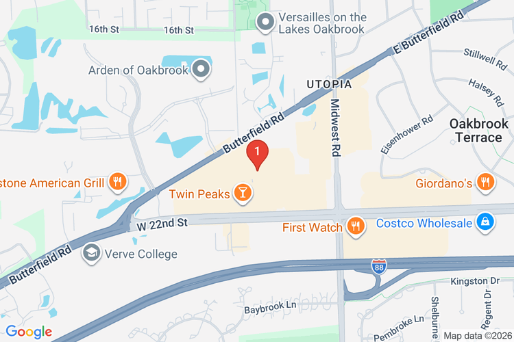 Map showing HOME DEPOT #1982 location