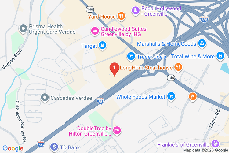 Map showing HOME DEPOT #1119 location