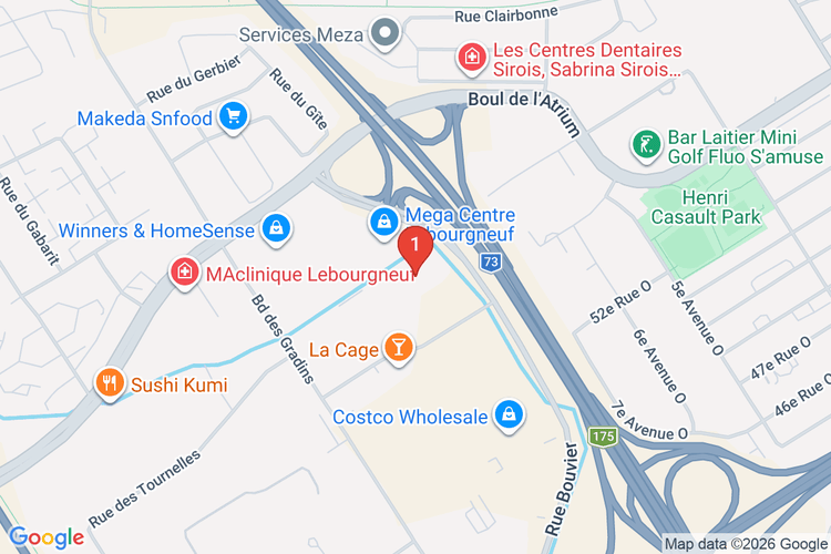 Map showing HOME DEPOT CAN #7162 location