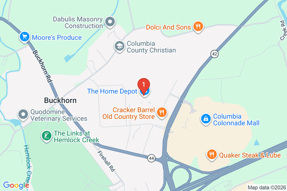 Map showing HOME DEPOT #4171 location