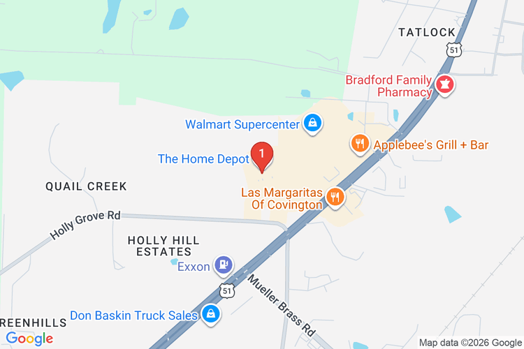 Map showing HOME DEPOT #0779 location