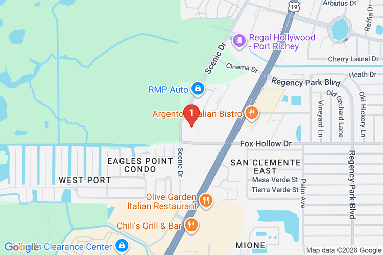 Map showing HOME DEPOT #0238 location