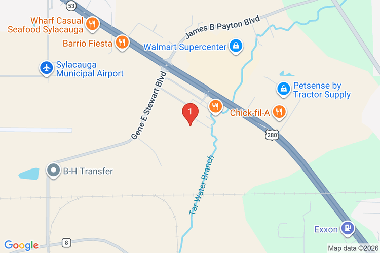 Map showing HOME DEPOT #0809 location