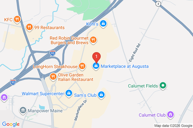 Map showing HOME DEPOT #2404 location