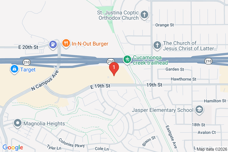 Map showing HOME DEPOT #1083 location