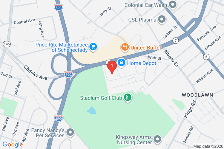 Map showing HOME DEPOT #1239 location