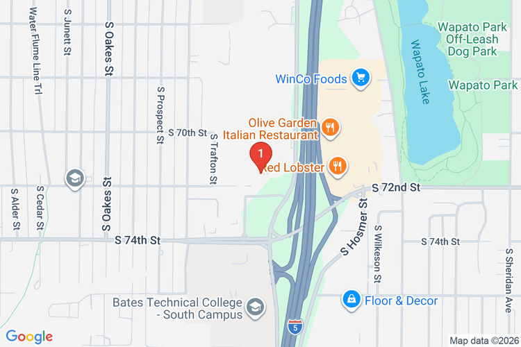 Map showing HOME DEPOT #4701 location