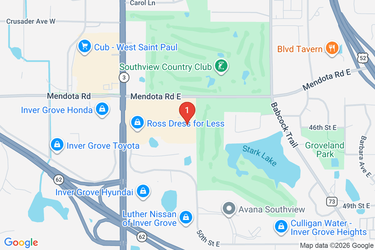 Map showing HOME DEPOT #2843 location