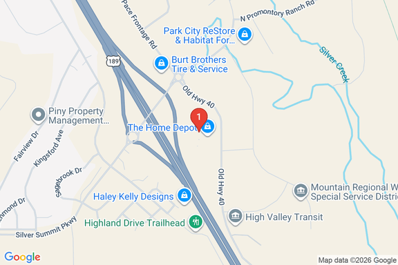 Map showing HOME DEPOT #4415 location