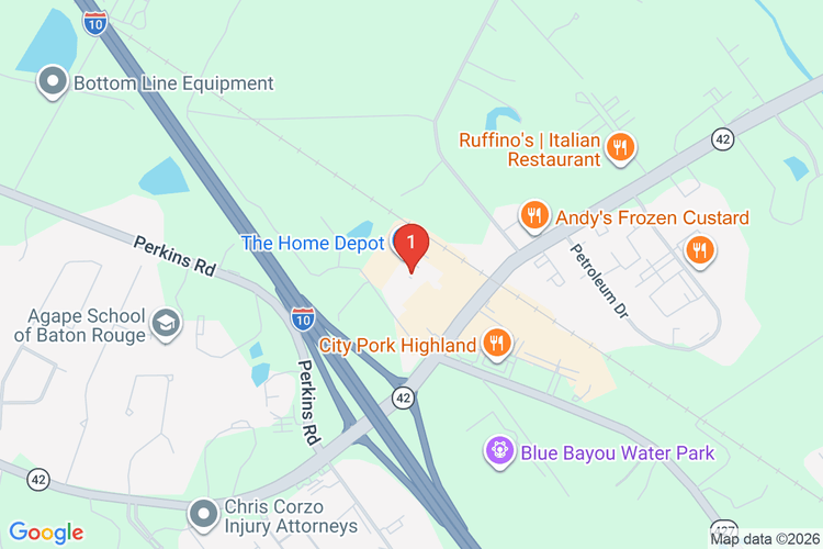 Map showing HOME DEPOT #0370 location