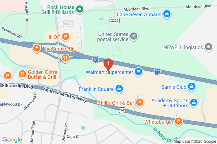 Map showing HOME DEPOT #3606 location