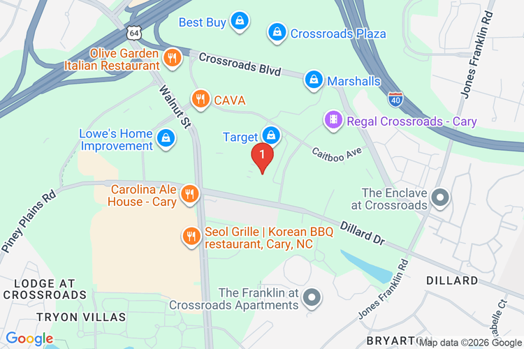 Map showing HOME DEPOT #3615 location