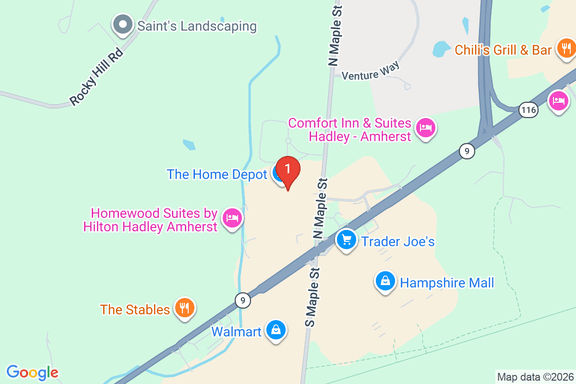 Map showing HOME DEPOT #8452 location