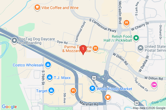 Map showing HOME DEPOT #1506 location