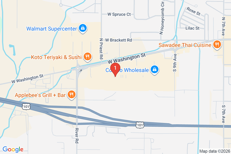 Map showing HOME DEPOT #8998 location