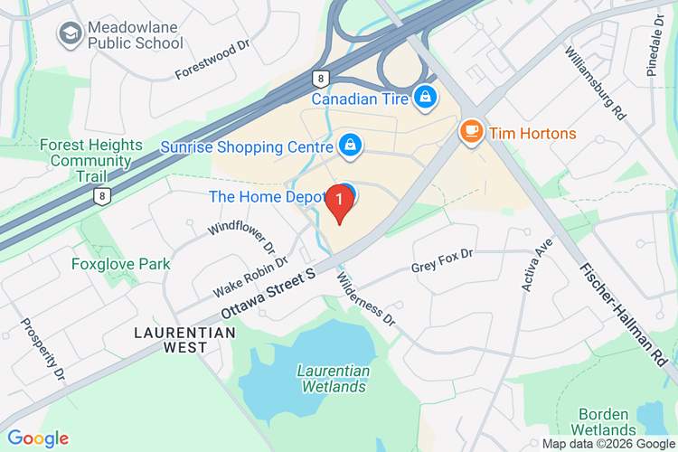 Map showing HOME DEPOT CAN #7179 location