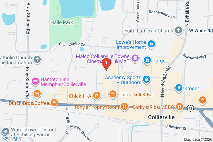 Map showing HOME DEPOT #0729 location