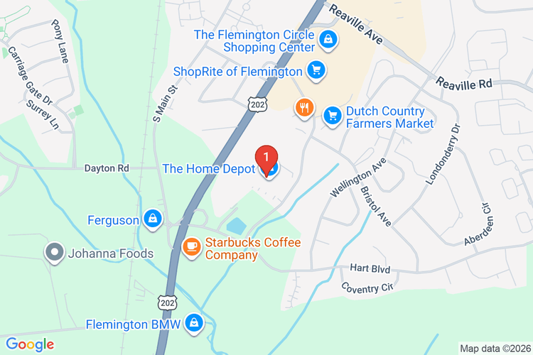 Map showing HOME DEPOT #0941 location