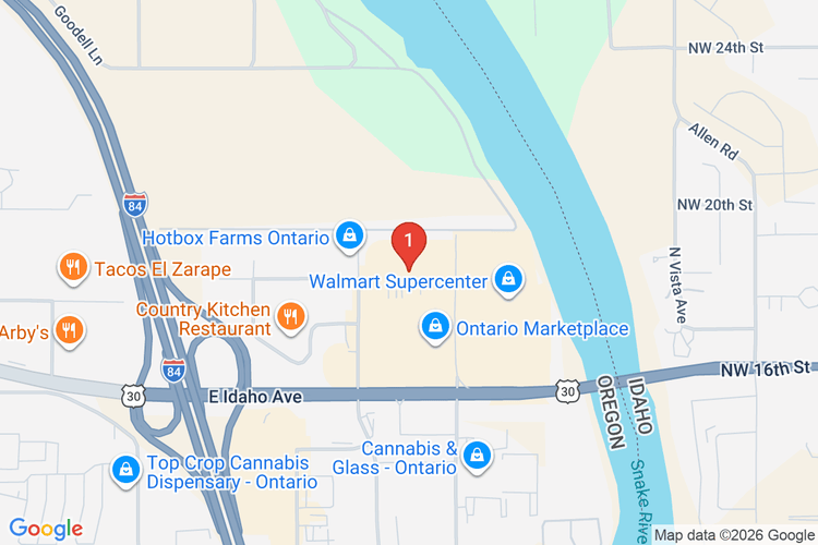 Map showing HOME DEPOT #4025 location