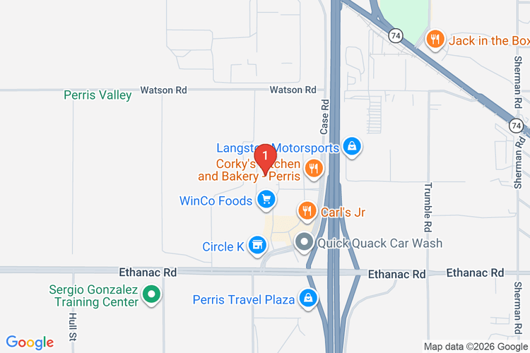 Map showing HOME DEPOT #6875 location
