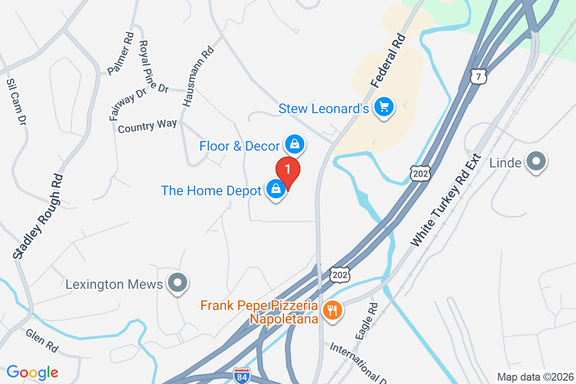 Map showing HOME DEPOT #6209 location