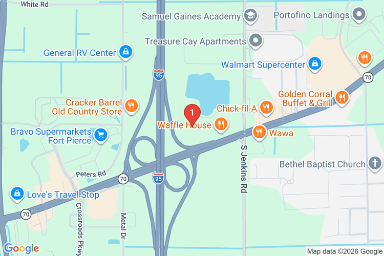 Map showing HOME DEPOT #0283 location