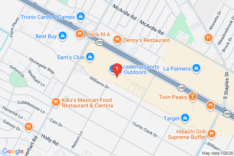 Map showing HOME DEPOT #0526 location