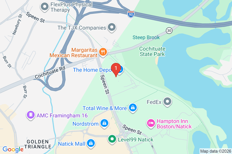 Map showing HOME DEPOT #2669 location