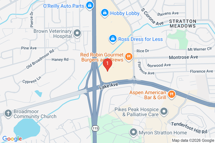Map showing HOME DEPOT #1518 location
