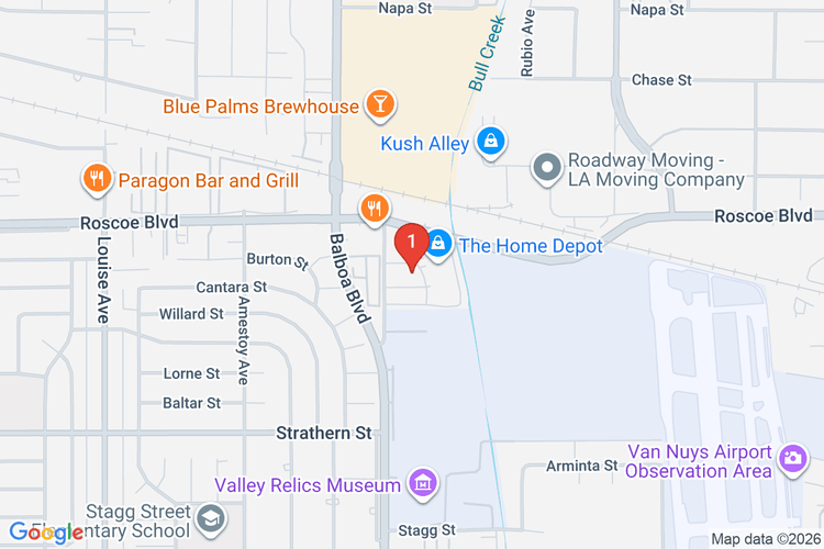 Map showing HOME DEPOT #6661 location