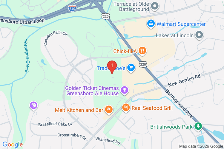Map showing HOME DEPOT #3605 location