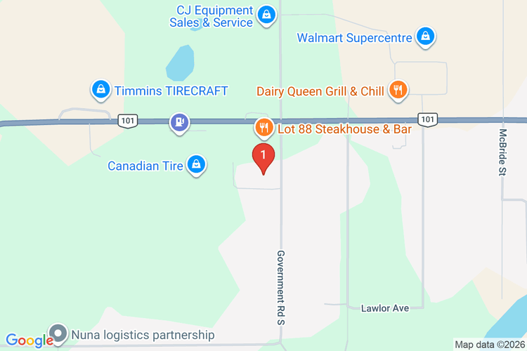 Map showing HOME DEPOT CAN #7236 location