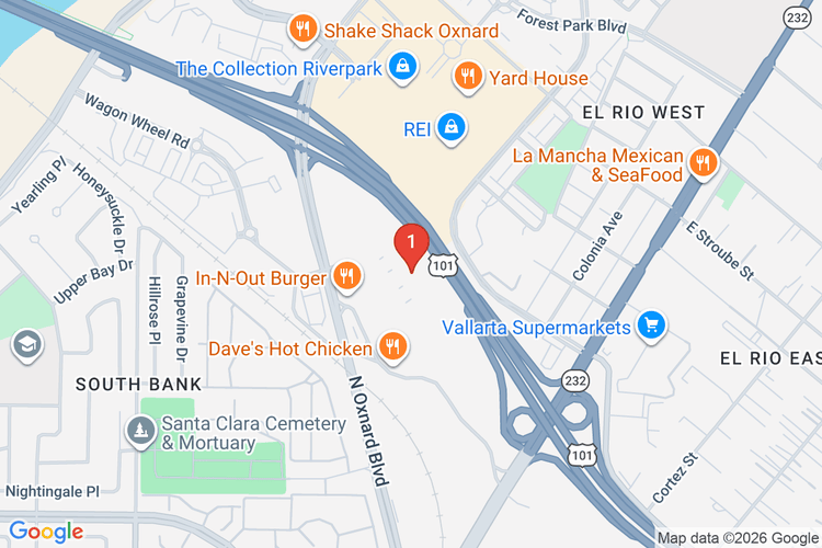 Map showing HOME DEPOT #1040 location