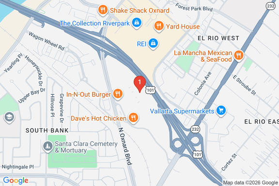 Map showing HOME DEPOT #1040 location