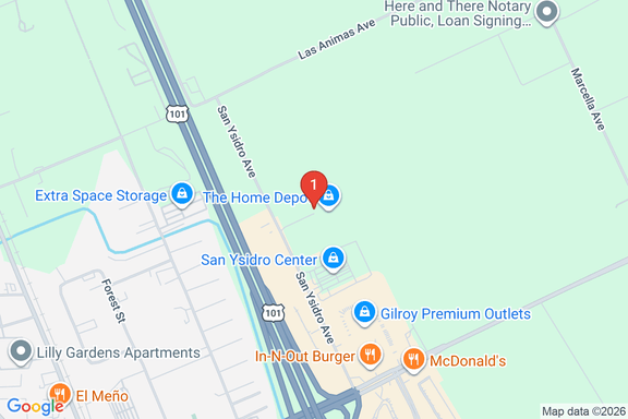 Map showing HOME DEPOT #6677 location