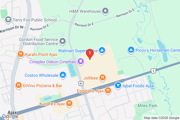 Map showing HOME DEPOT CAN #7109 location