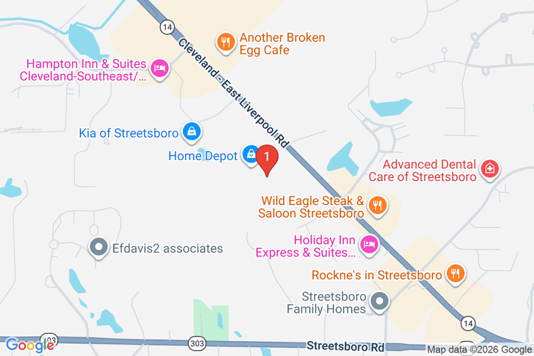 Map showing HOME DEPOT #3859 location