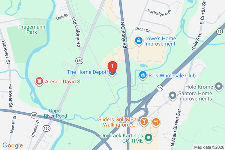 Map showing HOME DEPOT #6217 location