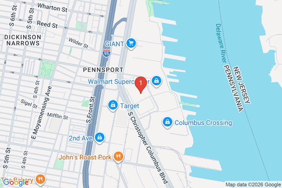 Map showing HOME DEPOT #4101 location
