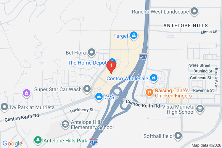 Map showing HOME DEPOT #6113 location