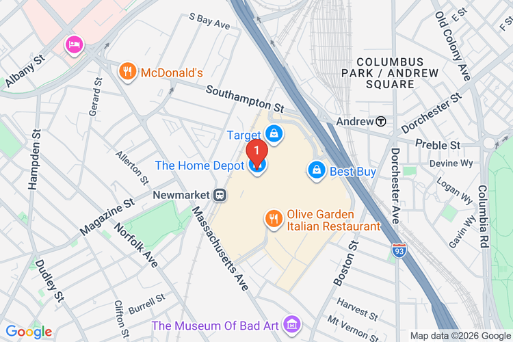 Map showing HOME DEPOT #2679 location