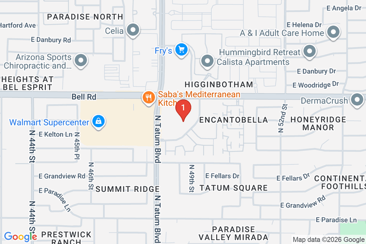 Map showing HOME DEPOT #0464 location