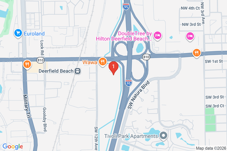 Map showing HOME DEPOT #0218 location