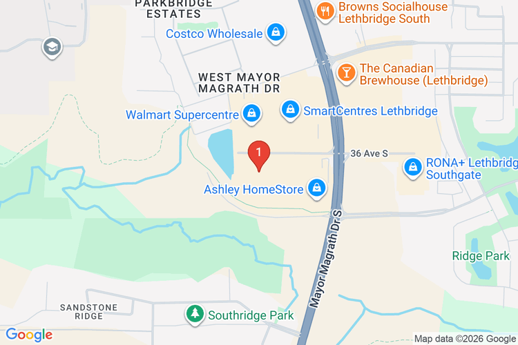 Map showing HOME DEPOT CAN #7170 location