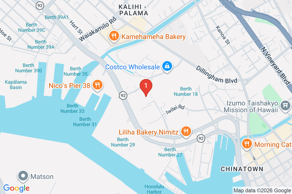 Map showing HOME DEPOT #1701 location