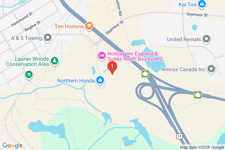 Map showing HOME DEPOT CAN #7160 location