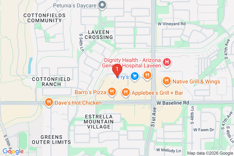 Map showing HOME DEPOT #0447 location