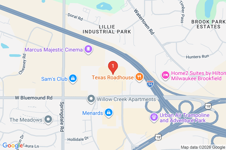 Map showing HOME DEPOT #4918 location