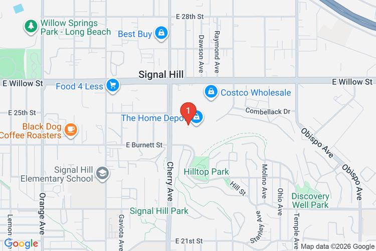 Map showing HOME DEPOT #0648 location