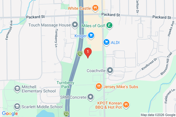 Map showing HOME DEPOT #2721 location